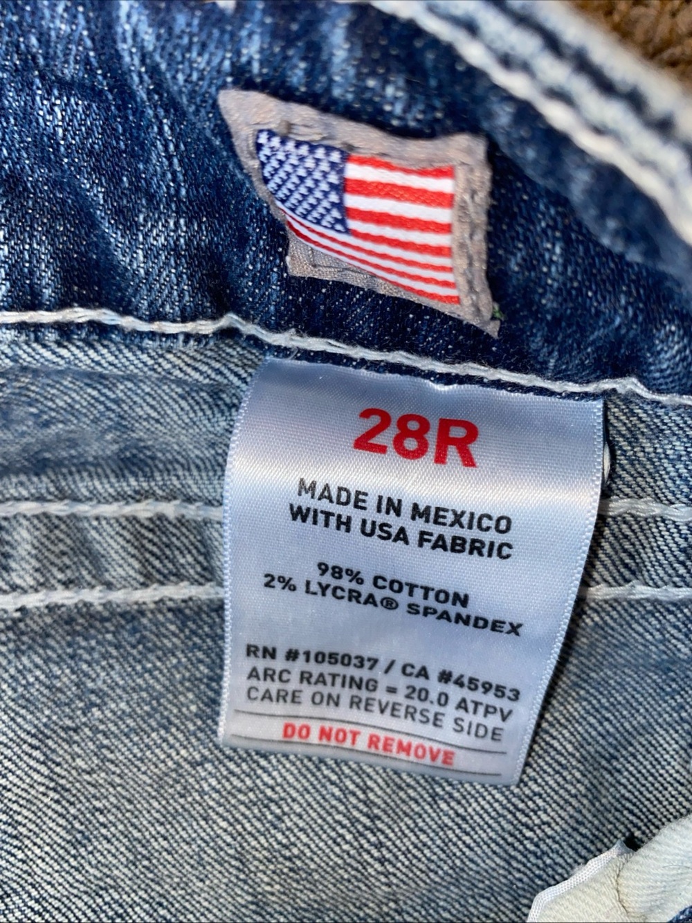 Ariat FR CAT2 Jeans Womens 28R Blue Mid Rise Boot Cut Flame Resistant Workwear - Picture 4 of 10